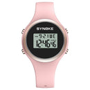 SYNOKE 9108 Student Silicone Strap Electronic Watch(Pink)
