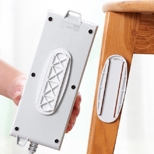 10 PCS Plug-in Wire Finisher Board Holder Wall-mounted Board Router Holder, Style:Oval(White)