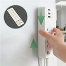 10 PCS Plug-in Wire Finisher Board Holder Wall-mounted Board Router Holder, Style:Square(White)