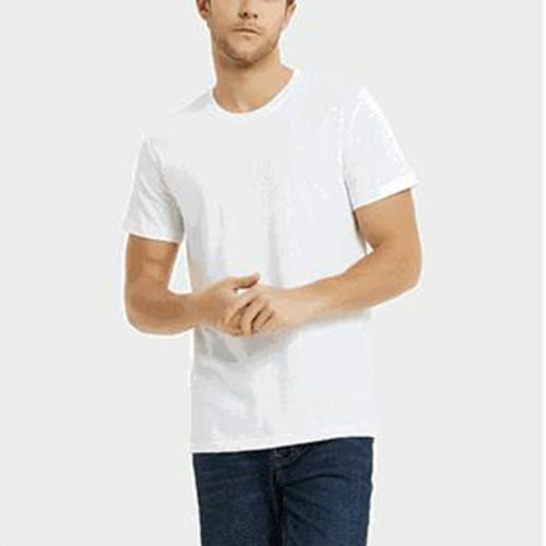 DIY Picture Anti-Dirty Creative Hydrophobic Stainproof Breathable Antifouling Quick Dry Short Sleeve T Shirt, To map customization, Size:XXXL (White)