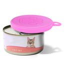 3 PCS Dog Food Cat Food Plastic Canned Seal Fresh-keeping Cover Dog Bowl Tableware Self-sealing Cover(Pink)