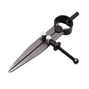 2 PCS Carbon steel Scriber Divider Wheel Compass Leather Stitch Hole Distance Measure Compass Leather Divider Tool