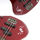 2 PCS Guitar Panel Stickers DIY Cherry Blossom Stickers Ukuleles Paste(Cherry Petals)