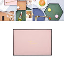 Rectangle PU Leather Wrought Iron Tray Entrance Key Debris Storage Box, Size:L