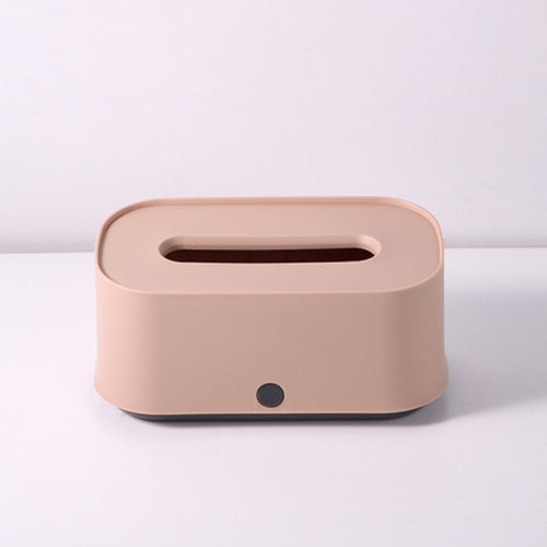 Creative Living Room Coffee Table Desktop Tissue Paper Storage Box Simple Tissue Box(Pink)
