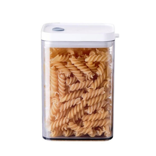 Household Coarse Grain Transparent Sealed Jar Food Grade Storage Jar Dried Fruit Snack Storage Jar with Lid, Capacity:1100ml