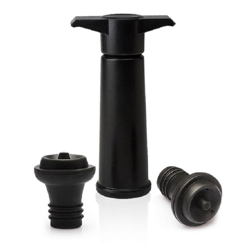 Red Wine Vacuum Pump Freshener Silicone Wine Stopper Set, Specification:2 Stoppers Three Holes (OPP Bag)