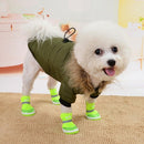 Pet Dog Coat Winter Warm Small Dog Clothes For Chihuahua Soft Fur Hood Puppy Jacket Clothing for Chihuahua Small Large Dogs, Size:M(Green)