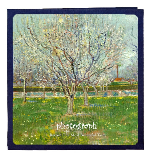 Retro Art DIY Handmade Photo Album Self-Adhesive Film Album, Colour:18 inch Blossom(30 White Card Inner Pages)