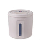 Household Rice Barrel Grain Fiber Moisture-proof Sealed Grain Multi-grain Storage Tank Tlour Box, Capacity:5kg(Wheat Color)