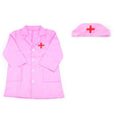 Small Nurses Serve Doctors Cosplay Experience Clothing with Children Toys and Gifts(Pink)