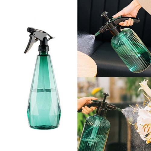 1L Press Type Alcohol Disinfection Watering Can Garden Sprayer Pressurized Sprayer Bottle(Green Bamboo)