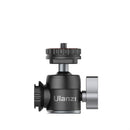 Ulanzi U-60 Mini Double Cold Shoes Metal Action Drag Tripod Ball Head