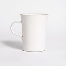 Ceramic Mug White Glazed Milk Coffee Cup Water Cup, Style:001