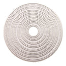 8 In 1 DIY Metal Embossed Cutting Die Carbon Steel Paper-cutting Card Round Template