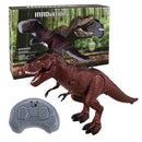 Walking Remote Control Tyrannosaurus Dinosaur Christmas Toy Light Sound Action Figure Infrared(Tyrannosaurus Rex)