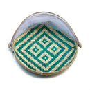 Household Bun Frame Round Dustpan Bamboo Woven Storage Basket, Specification:Blue 40 cm