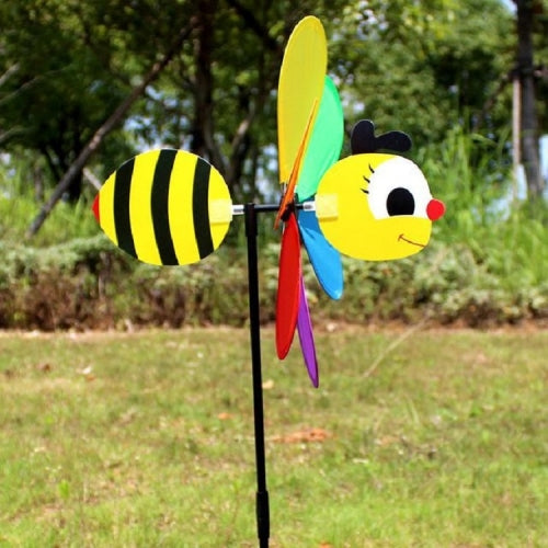 3D Cartoon Animal Cloth Windmill Children Toys Outdoor Decoration, Random Style Delivery