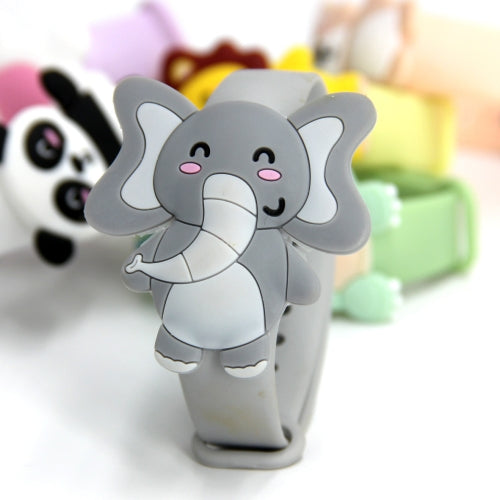 4 PCS Cartoon Mosquito Repellent Buckle Child Baby Summer Outdoor Anti-mosquito Bracelet, Style:Elephant