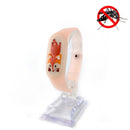 4 PCS Outdoor Sport Children Cartoon Animal Pattern Mosquito Repellent Bracelet, Style:Orange Fox