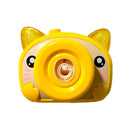 Cute Pet Bubble Machine Automatic Cartoon Music Light Bubble Blowing Camera(Cat)