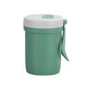 Creative Plastic Breakfast Drink Porridge Soup Anti-scald Microwave Oven Soup Cup(Green)