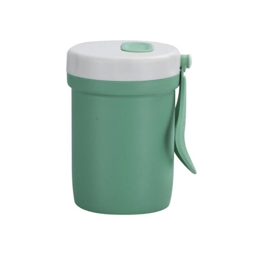 Creative Plastic Breakfast Drink Porridge Soup Anti-scald Microwave Oven Soup Cup(Green)