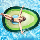 2 in 1 Avocado Shape Inflatable Floating Row Water Toy Swimming Ring, Size:160 x 130cm