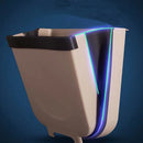 Foldable Hanging Kitchen Trash Can, Size:24x6x21cm(Coffee)