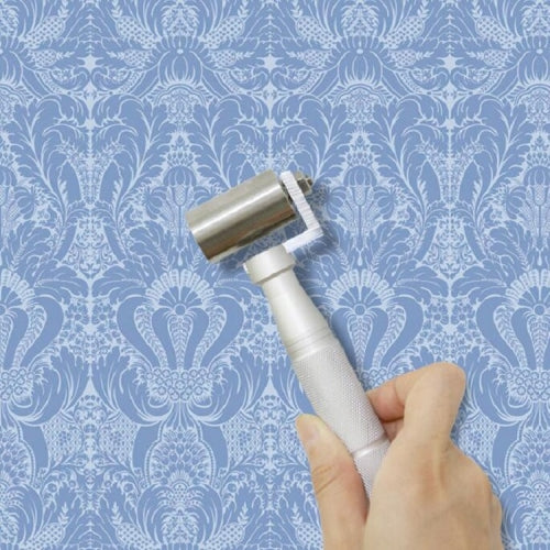 Home Wallpaper Stainless Steel Pressure Roller Wallpaper Construction Tool Seam Flat Pressure Roller with Bearing(A Scroll Wheel 34mm)