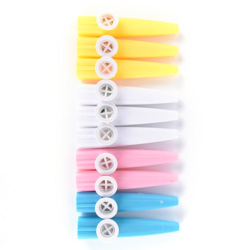 10PCS Plastic Kazoo Children Accompaniment Instrument, Random Color Delivery