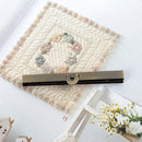 5 PCS Electroplated U-shaped Headband Screw Mouth Bag Accessories, Specification:11.4cm Green Ancient