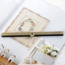 5 PCS Electroplated U-shaped Headband Screw Mouth Bag Accessories, Specification:19cm Green Ancient