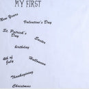 Newborn Toddler Baby Milestone Blanket Photo Photography Tool Prop Letter Backdrop Clock Calendar Background Blanket(words)