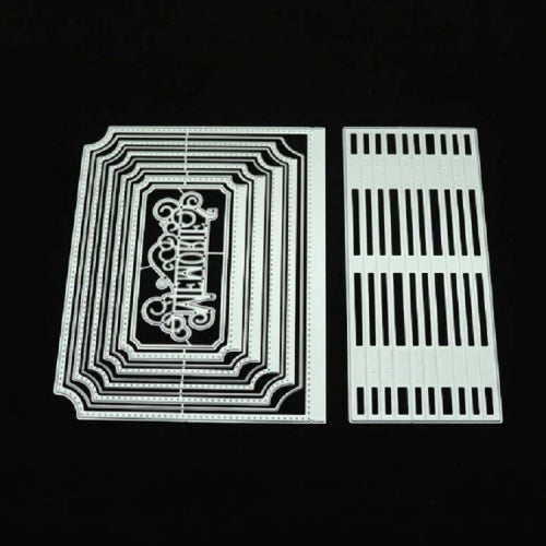 2 Sets Large Size Souvenir Book Cover Knife Mold DIY Cutting Book Album Making Mold