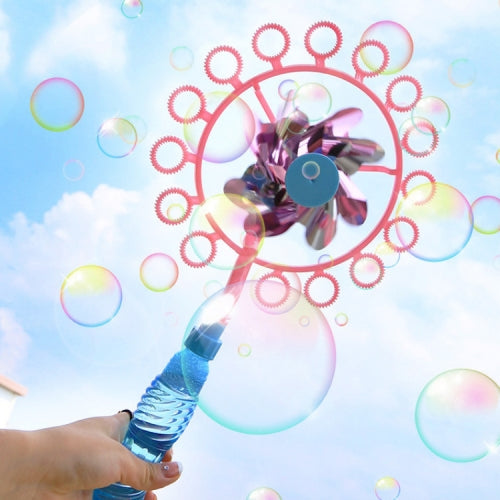 5 PCS Windmill Bubble Machine Colorful Bubble Stick, Random Color Delivery