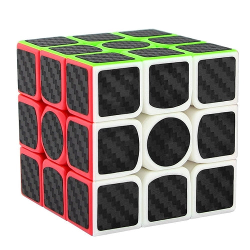 Carbon Fiber Membrane Third-order Rubik Cube Children Educational Toys