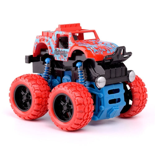 3 PCS Children Inertial Four-wheel Drive Off-road Vehicle Simulation Car Toy, Random Style and Color Delivery