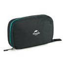 Naturehike Travel Dry and Wet Separation Toiletry Bag for Men and Women Large Portable Waterproof Cosmetic Bag Storage Bag Travel Goods, Size:M(Black)