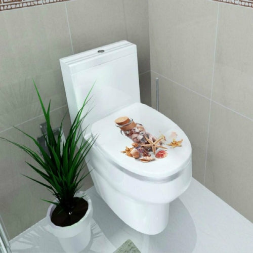 10 PCS Bathroom Stickers On The Toilet Wall Stickers Home Decor Waterproof Painting Wall 3D Sticker(906 Drifting Bottle)