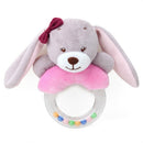0-24M Baby Cute Creative Cartoon Rabbit Fox Sheep Hand Ring Ring Rattle(Long-eared Rabbit)
