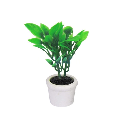 3 PCS Green Plant Pot Culture Doll House Miniature Garden Accessories