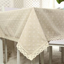 Lace Tablecloth Coffee Table Multifunctional Cover Towel, Size:140x140cm