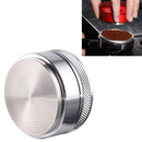 Macaron Stainless Steel Coffee Powder Flat Powder Filling Device, Specification:Thread(Silver)