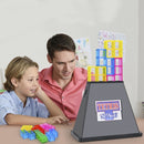 Square Building Block Stacking Game Early Education Puzzle Table Game Toy