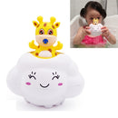 3 PSC Fallow Deer Rain Cloud Children Baby Bathing Beach Play Toys(White)