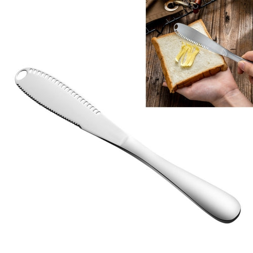 Stainless Steel Butter Knife Western Food Bread Jam Cheese Knife(Steel)