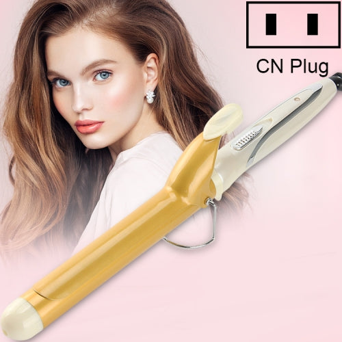 Hair Curling Iron Digital Display Curling Wand, Size:31mm(Gold)