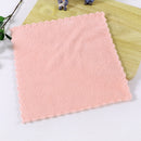 Small Microfiber Face Towel Super Absorbent Bathroom Towels(Pink)