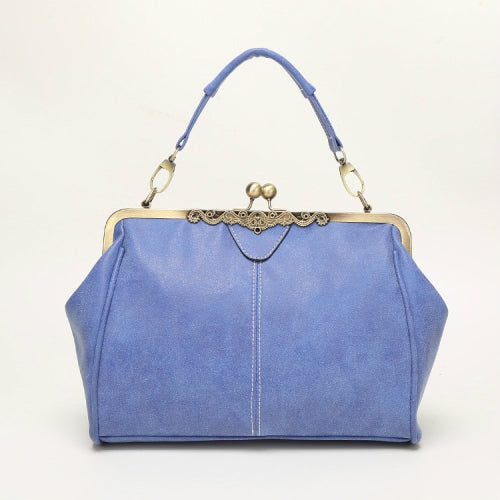 Women Handbags Messenger Bags Retro Shoulder Bag(Blue)